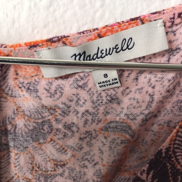 Madewell Lace-Up Ruffle-Hem Midi Dress in Bali Blooms - Picture 6 of 6